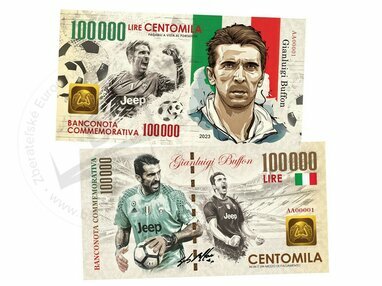 100000 Lire Gianluigi Buffon (2023)