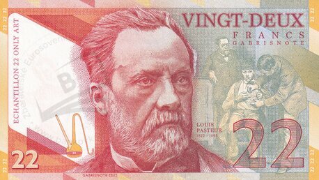 22 Francs Louis Pasteur 2022