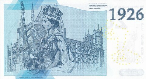 Britania 1926-2022 Pound A0 UKER 44A0 Queen Elizabeth II.