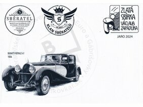 FDC obálka Bugatti Royale 41 - Sběratel Praha 03/2024
