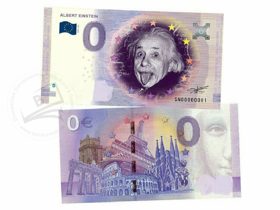 0 rubles Albert Einstein 2021