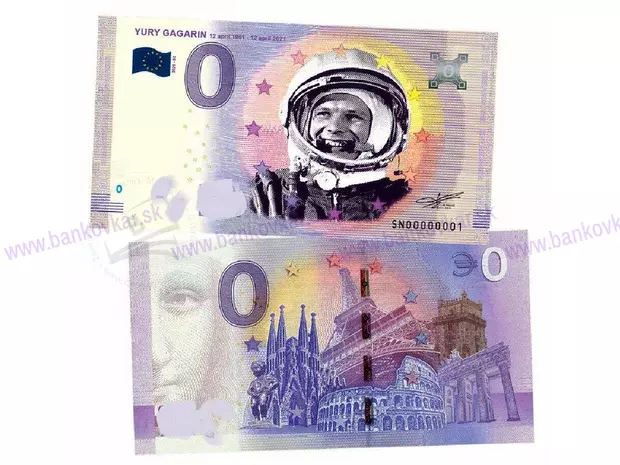 0 rubles Yuri Gagarin2021