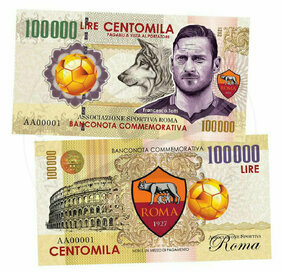 100000 Lire Francesco Totti (2021)