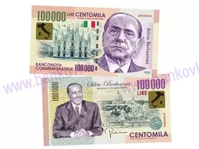 100000 Lire Silvio Berlusconi (2023)