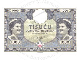 1000 dinara Dubrovnik (2019 kat.č.121)