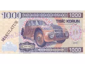 1000 Korún 2019 Jawa 750 (MAKULATUR)