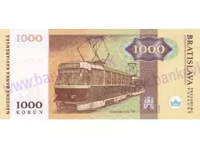 1000 Korún bratislavských Tatra T3P (2020)