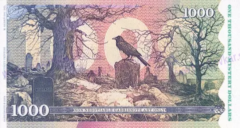 1000 Mystery Dollars Edgar Allan Poe2024