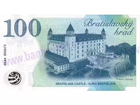 100 Bratislavský hrad-Slovensko (SKAA 2023) pečiatka reliéfna BA