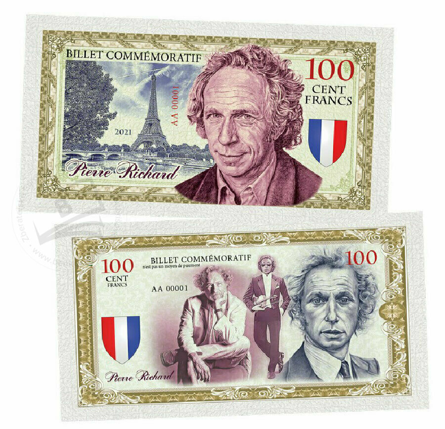 100 Cent Francs Pierre Richard 2021