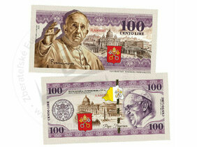 100 Cento Lire Papa Francesco (2021)