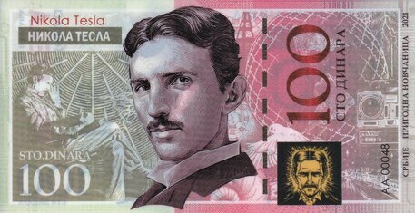 100 Dinara Nikola Tesla2021
