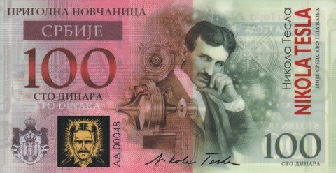 100 Dinara Nikola Tesla2021