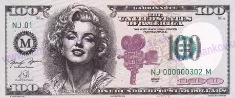 100 Dollars Marylin Monroe 2026