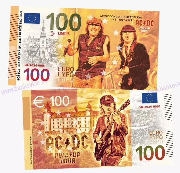 100 Euro AC/DC koncert v BA SK 2024-03