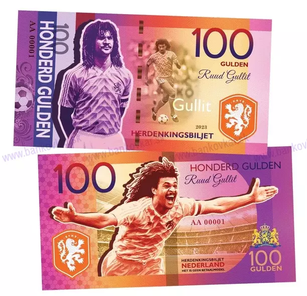 100 Gulden Nederland - Ruud Gullit 2023 100 Gulden Nederland - Ruud Gullit 2023