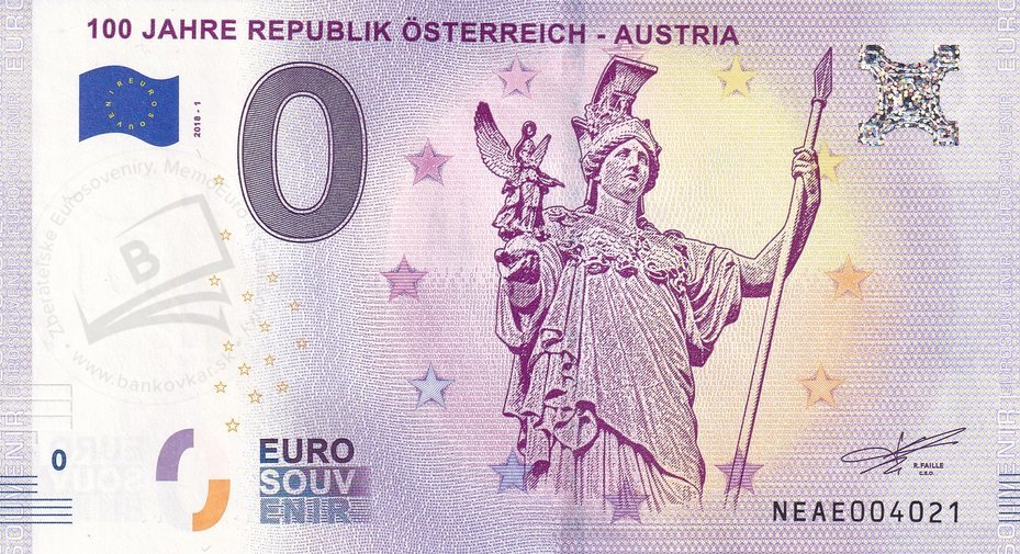100 Jahre Republik Osterreich - Austria NEAE 2018-1