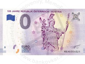 100 Jahre Republik Osterreich - Austria (NEAE 2018-1)