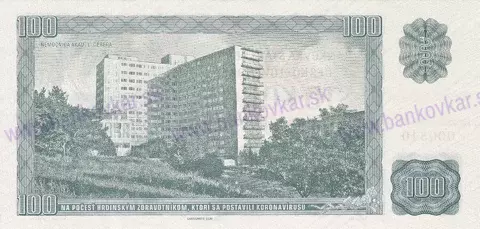 100 Koron 2020 Československých UNC