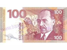 100 Korun 2018 M.HODŽA 1878-1944