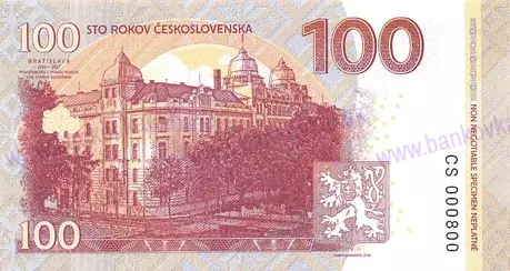 100 Korun 2018 M.Hodža