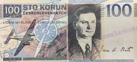 100 Korun 2019 Ján Baťa UNC