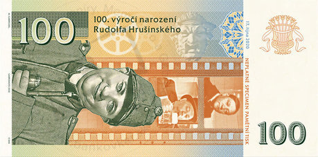 100 Korun 2020 Rudolf Hrušínský