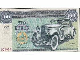 100 Korun 2023 WIKOV 70, 1931 (MAGNETKA)