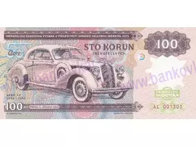 100 korun 2025 Zapadlík A - Aero 50 1936-1941