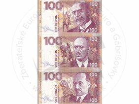 100 Korun ČSR Sada 3 prezidentov (2018)