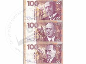 100 Korun ČSR Sada 3 prezidentov (2018)