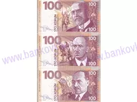 100 Korun ČSR Sada 3 prezidentov (2018)