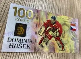 100 korun Dominik Hašek (2024 Polymér)