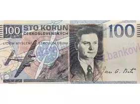 100 Korun Ján Baťa (2019)