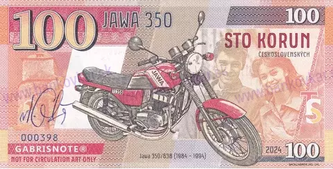 100 Korun JAWA 350 2024