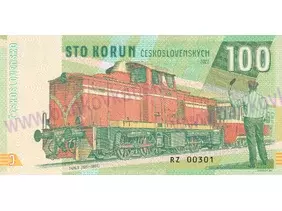 100 Korún lokomotíva T426.0 (2022)