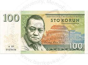100 Korun Rudolf Hrušínský (2020)