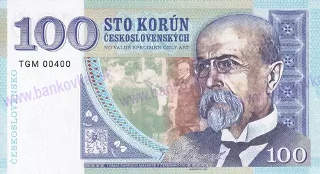 100 Korún T.G.Masaryk- kaštieľ Čereňany 2021