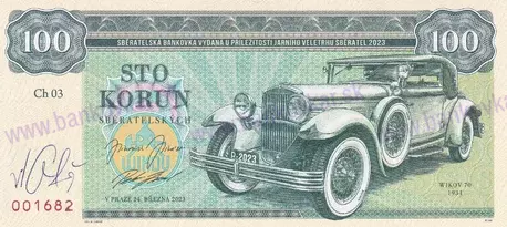 100 Korun Wikov 70 (2023) Zapadlík