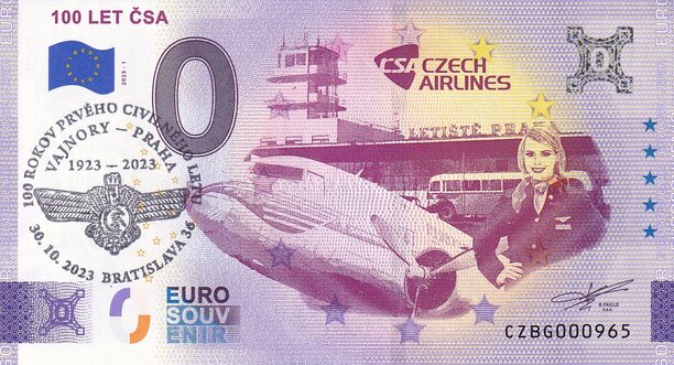 100 Let ČSA CZBG 2023-1
