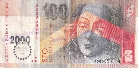 100 Sk 1993 BIMILÉNIUM séria A (stav 3)