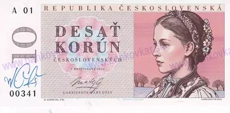 10 korún ČSR 2026
