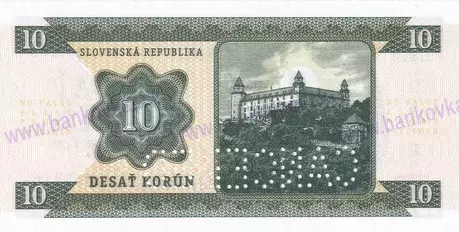 10 Korún Slovenských 2015 CANCELED