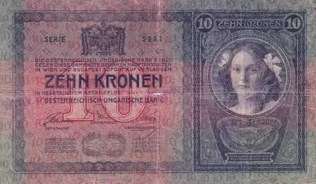10 Kronen 1904 bez pretlače stav 4