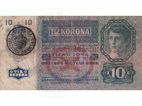 10 Kronen 1915 Romania Transilvania (Siebenbürgen) 1919 (stav 3)