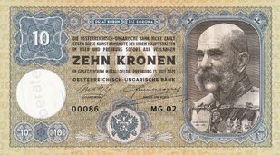 10 Kronen Franc Jozef I.2021