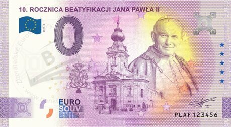 10. Rocznica Beatyfikacji Jana Pawła II PLAF 2021-2