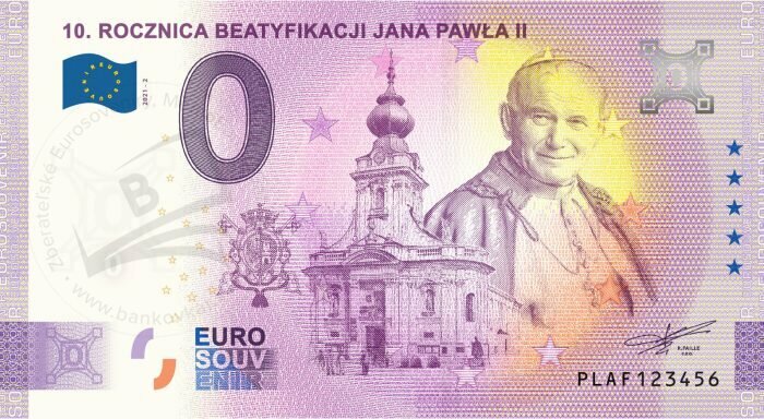10. Rocznica Beatyfikacji Jana Pawła II PLAF 2021-2