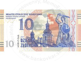 10 Zlotych 2017 Warszawa (kat.č.80)