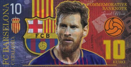 110 Euro Lionel Messi 2022